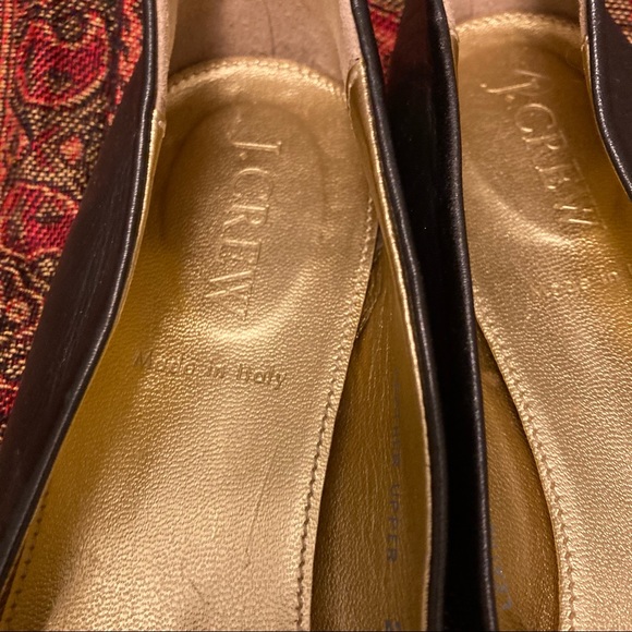 J. Crew 2 toned metallic flats size 6.5 - Picture 3 of 11